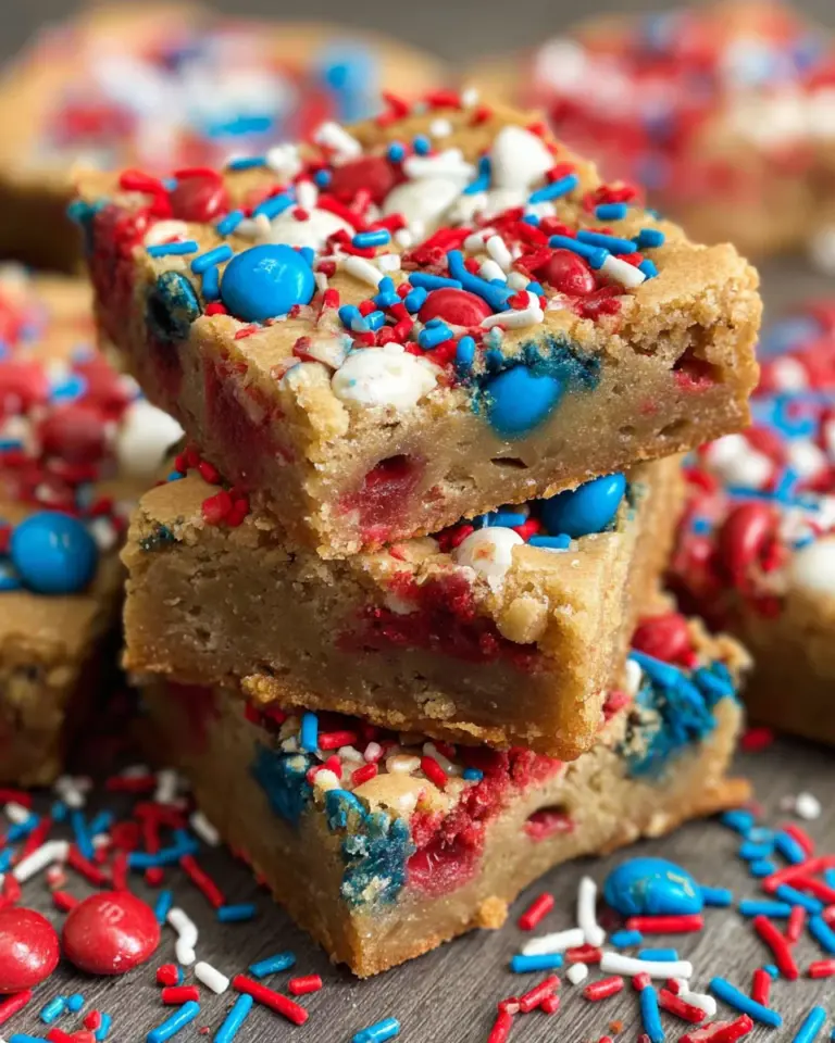 Fireworks Blondies