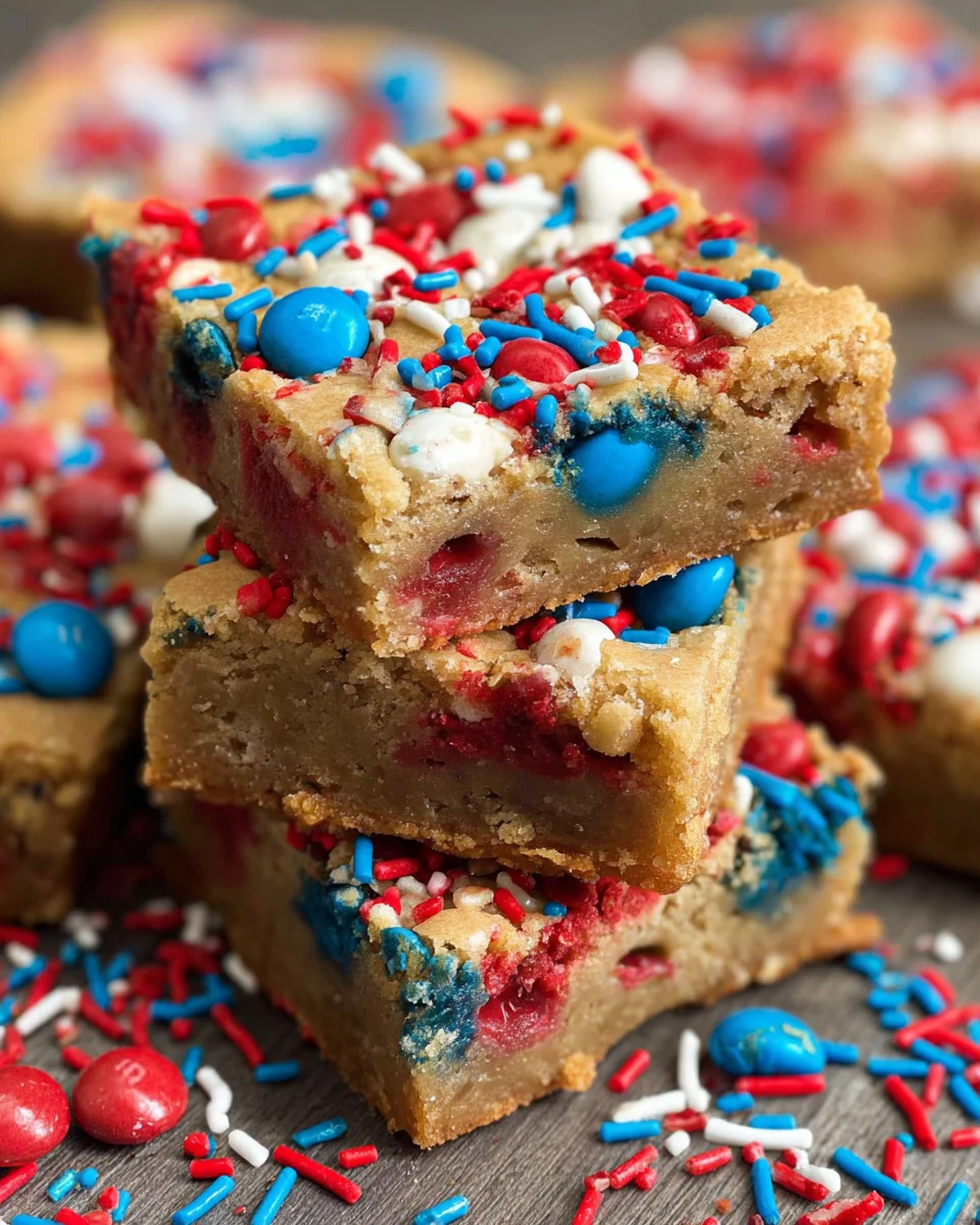 Fireworks Blondies Fireworks Blondies