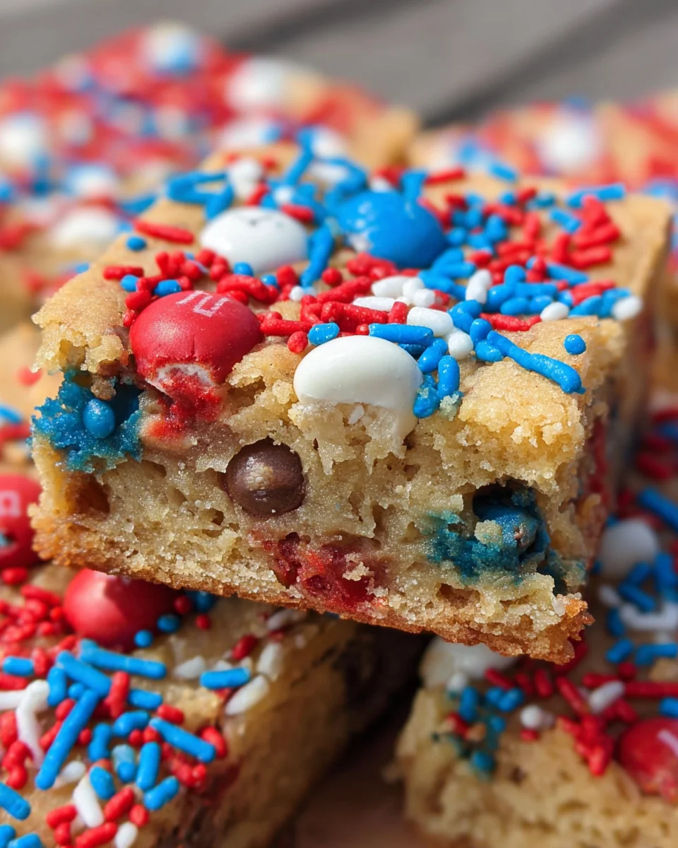 Fireworks Blondies Fireworks
