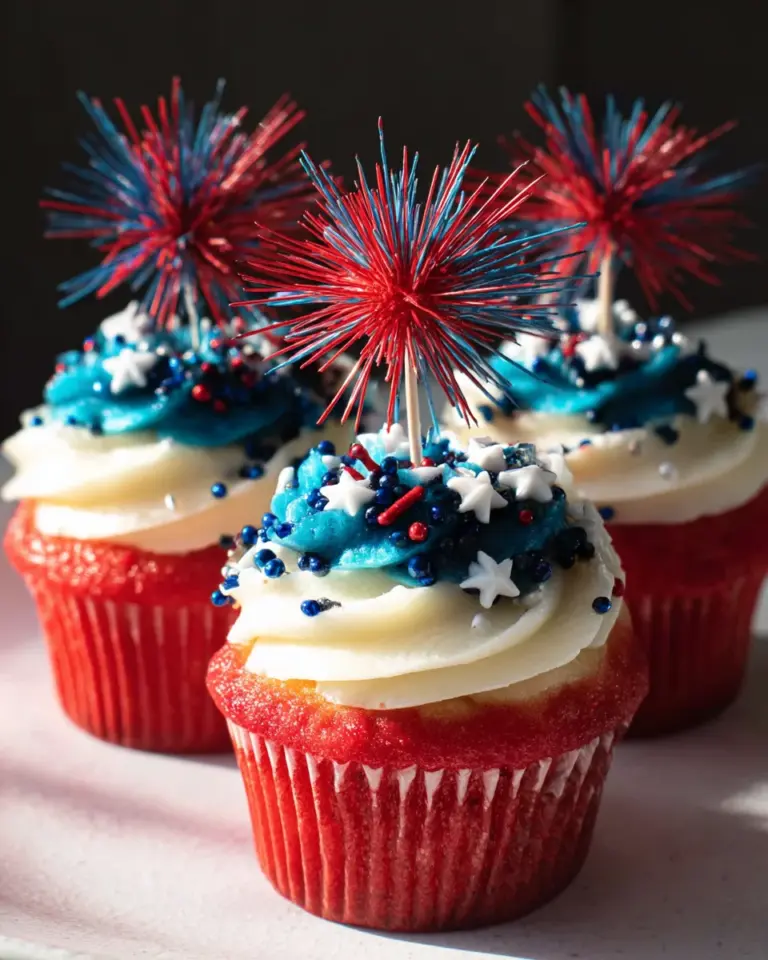 Fireworks Cupcakes
