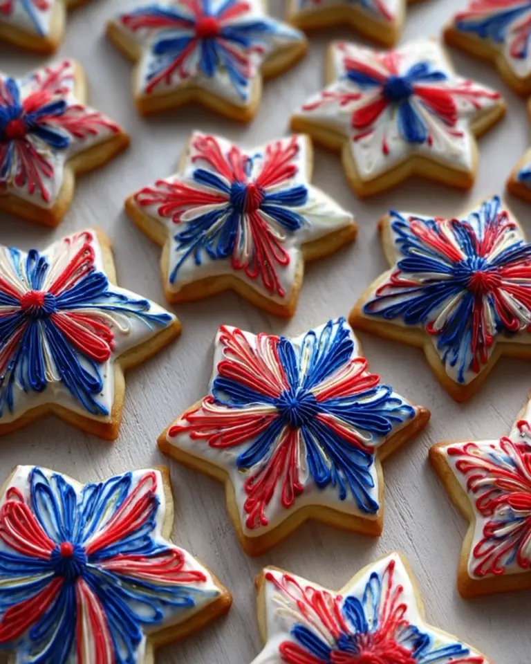 Fireworks Sugar Cookie Cake