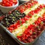 Flag Taco Dip Flag Taco Dip