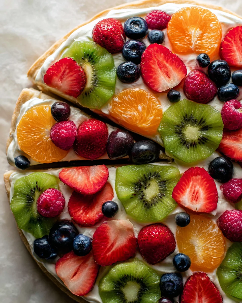 Fruit Pizza Summer Dessert Fruit