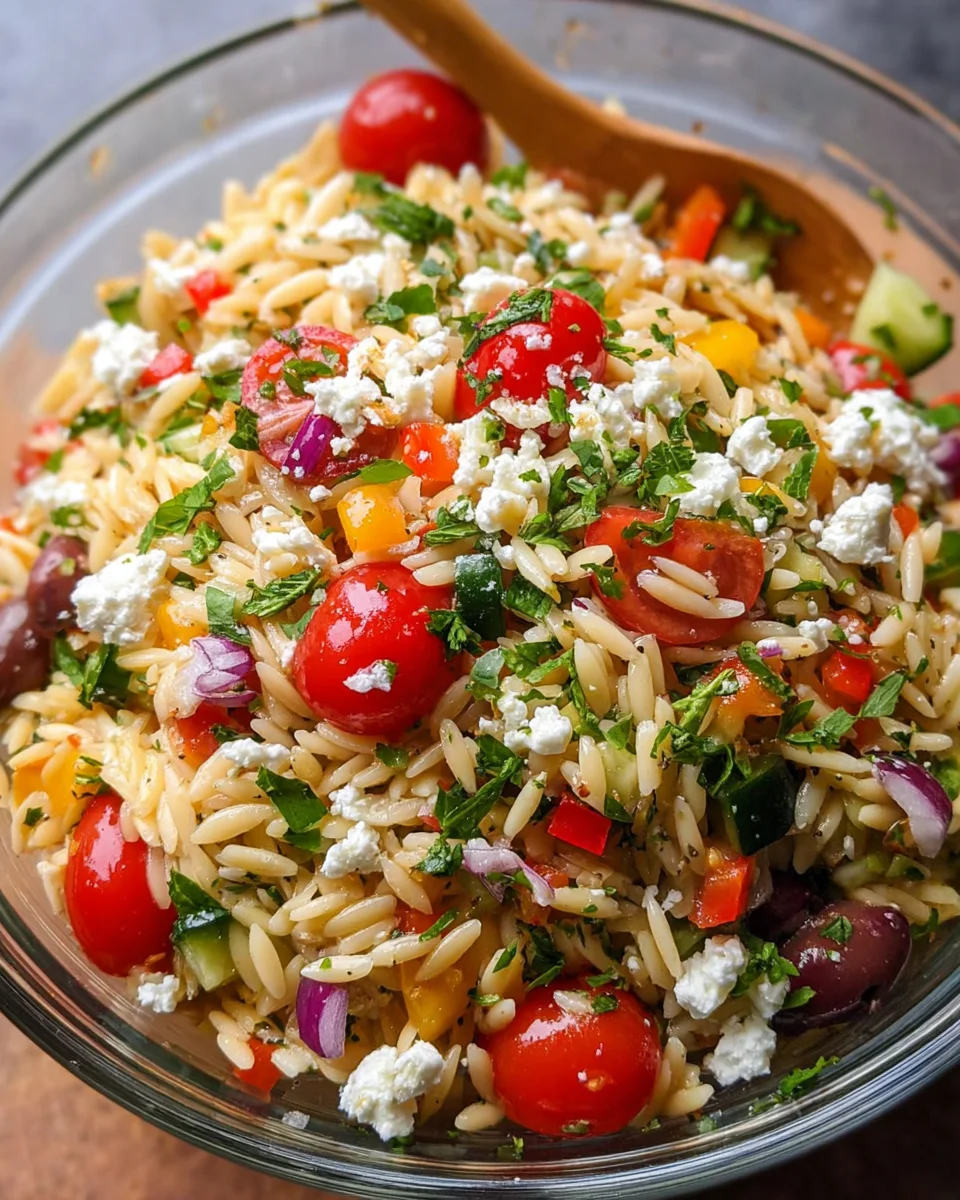 Greek Orzo Salad