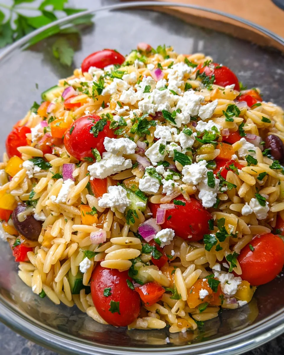 Greek Orzo Salad Greek