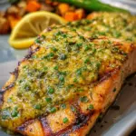 Grilled Salmon with Mustard-Herb Butter Grilled Salmon with Mustard-Herb Butter