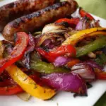 Grilled Sausage with Peppers and Onions Grilled Sausage with Peppers and Onions