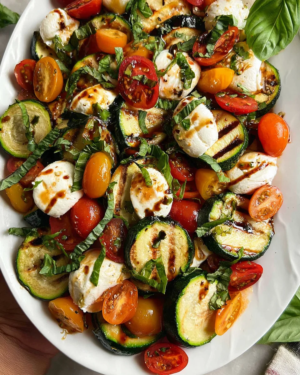 Grilled Zucchini Salad