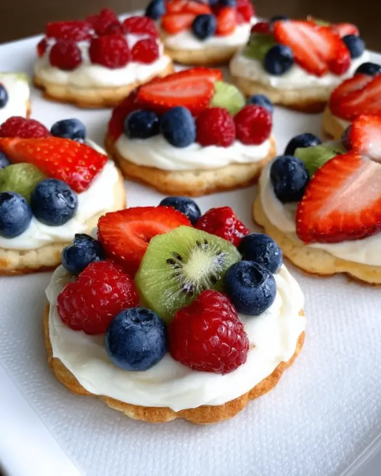 Mini Fruit Pizzas