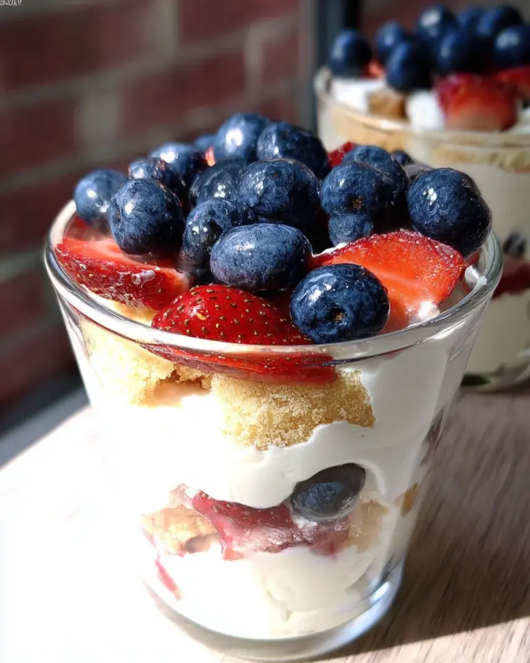 Mixed Berry Mini Trifles