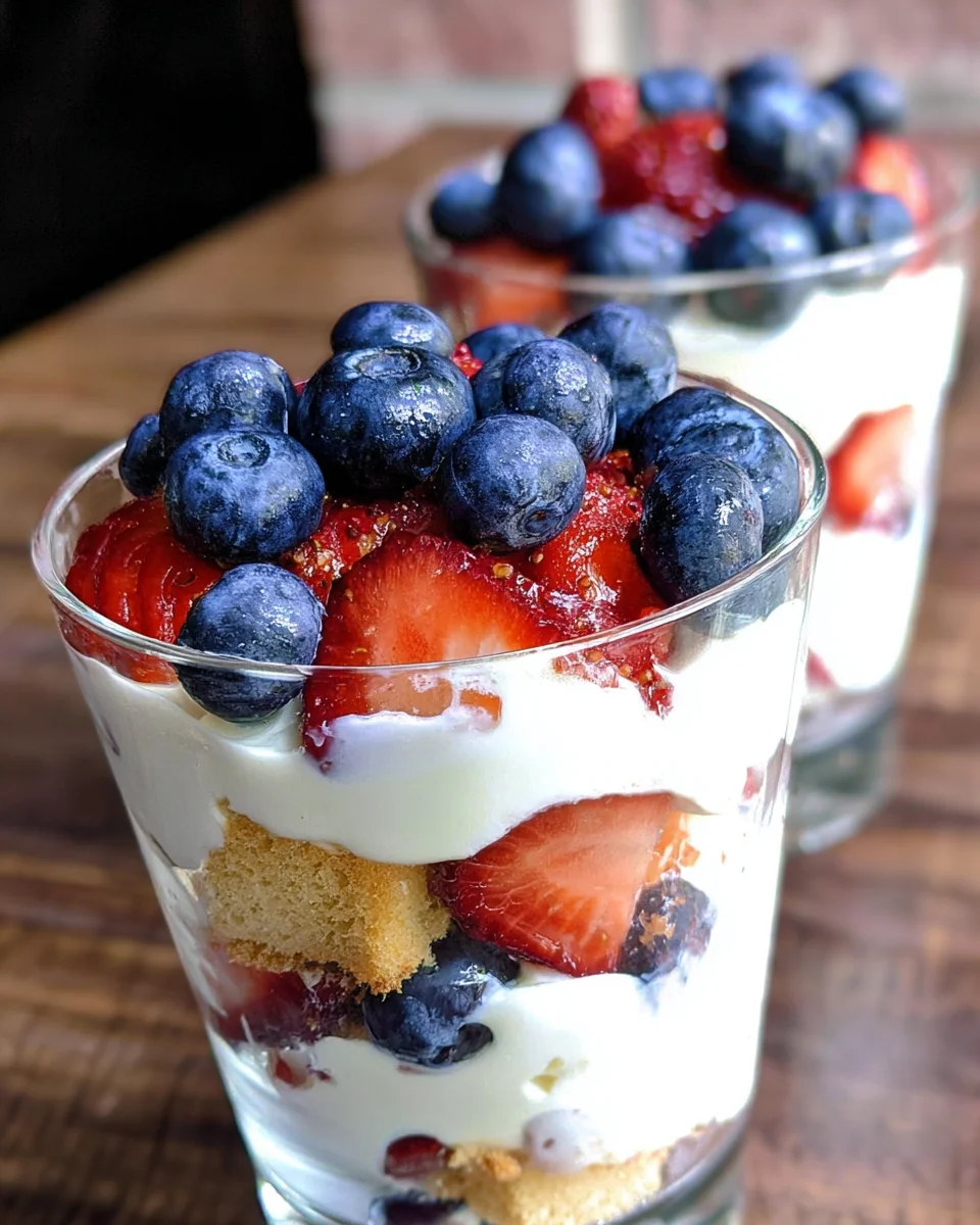 Mixed Berry Mini Trifles Mixed