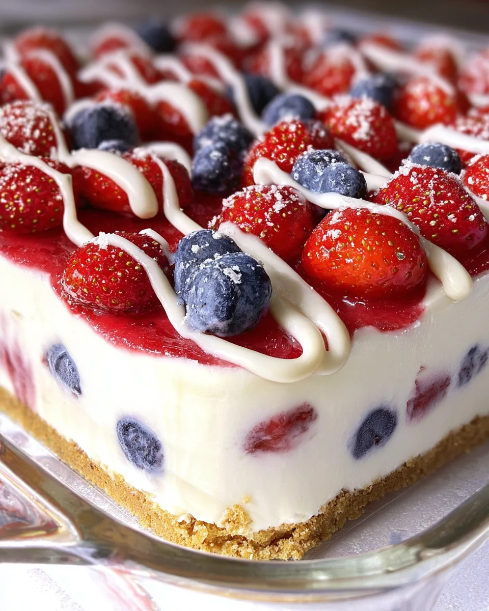 No Bake Summer Berry Delight No