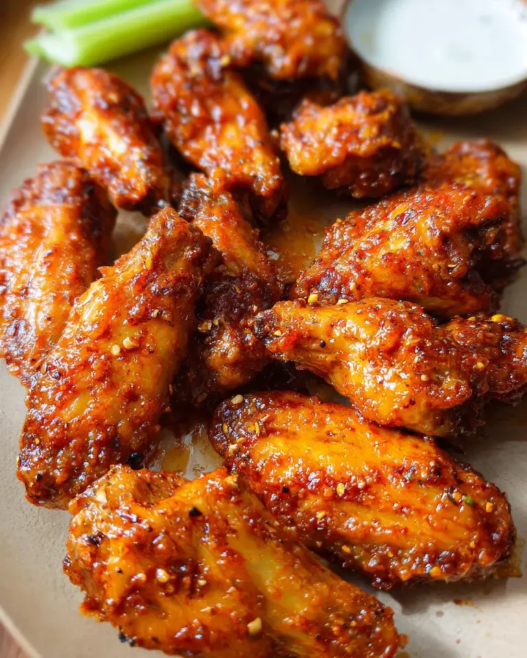 Oven-Baked Buffalo Wings