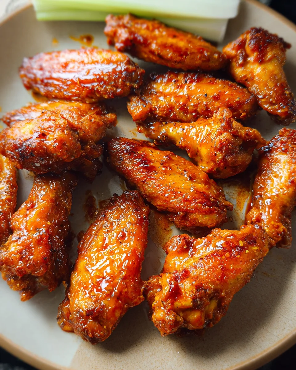 Oven-Baked Buffalo Wings Oven-Baked