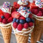 Patriotic Fruit Cones Patriotic Fruit Cones