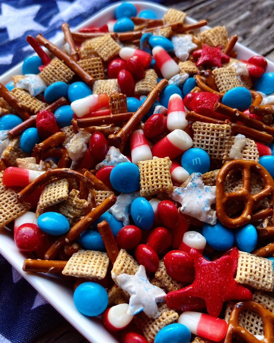 Patriotic Snack Mix Patriotic