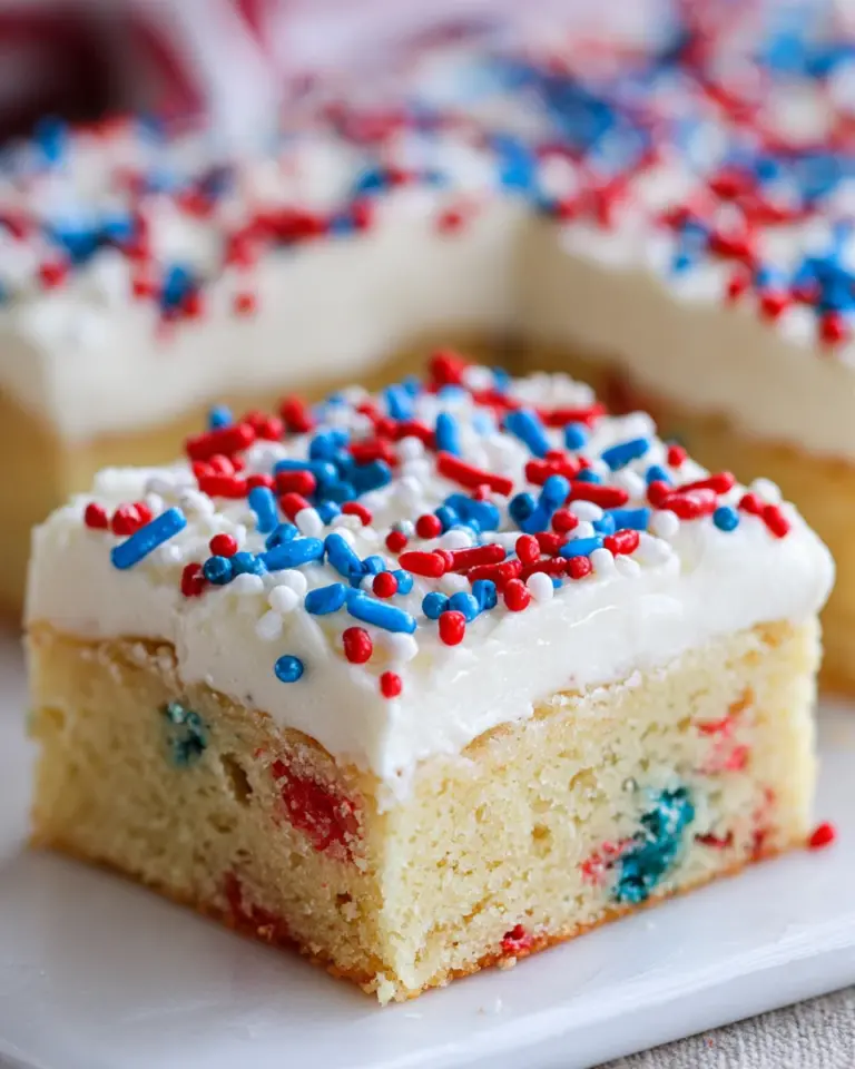 Patriotic Sugar Cookie Bars
