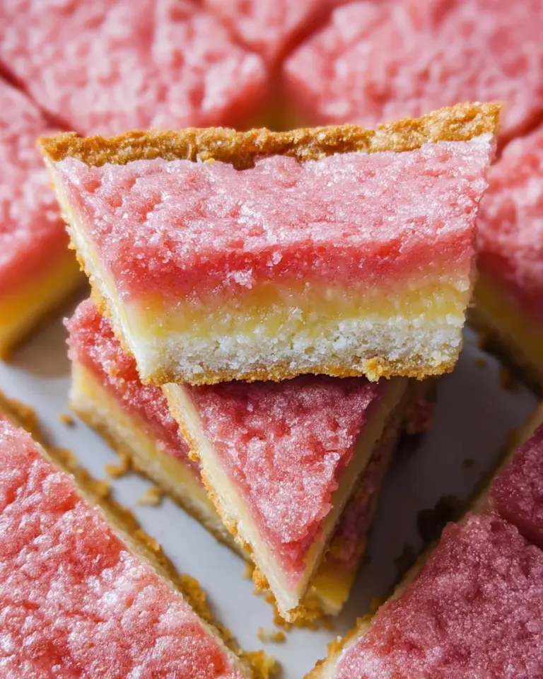 Pink Lemonade Bars