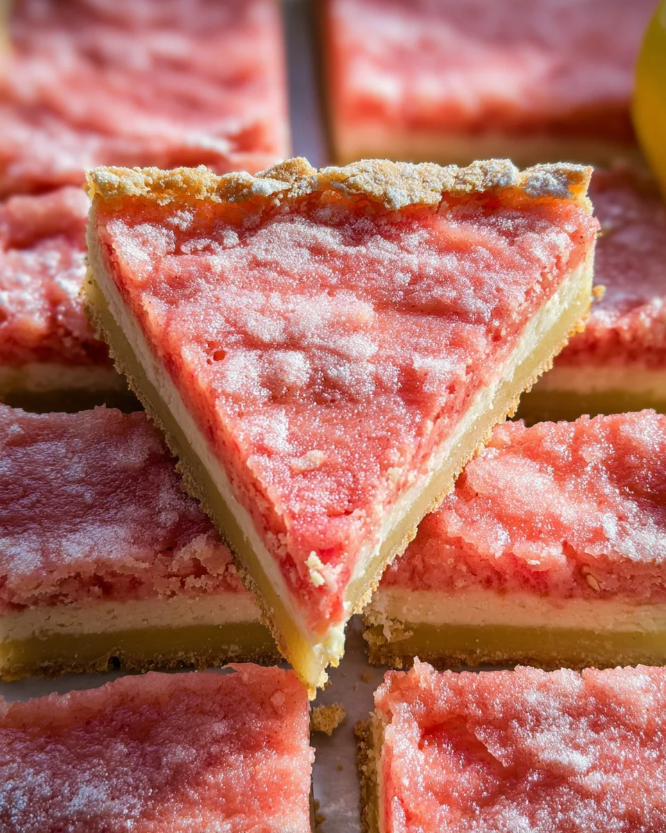 Pink Lemonade Bars Pink