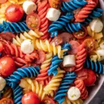 Red White And Blue Pasta Salad Red White And Blue Pasta Salad