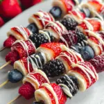 Red, White and Blue Fruit Kabobs 17 Red, White and Blue Fruit Kabobs