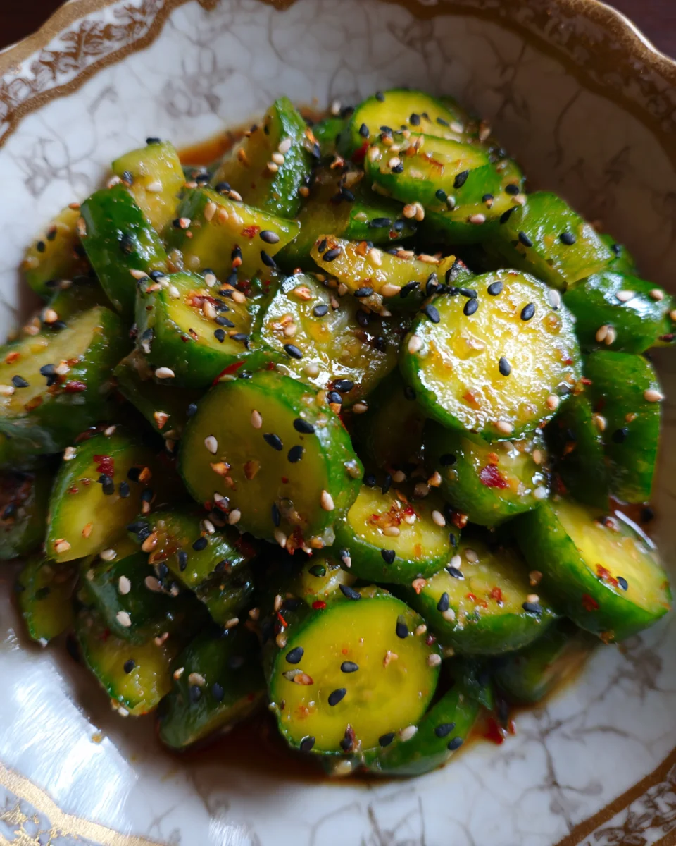 Sesame Cucumber Salad Sesame
