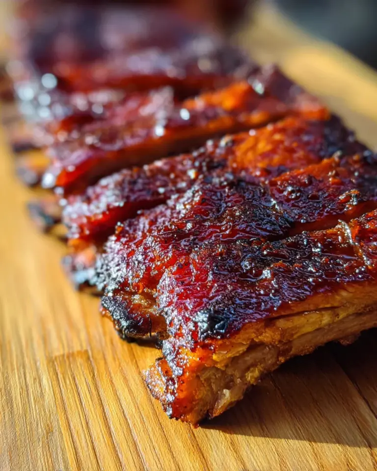Smoked Pork Ribs in the Smoker