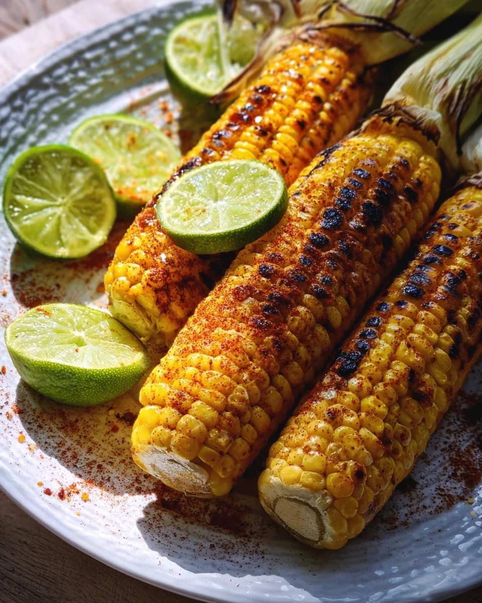 Smoky Barbecued Corn