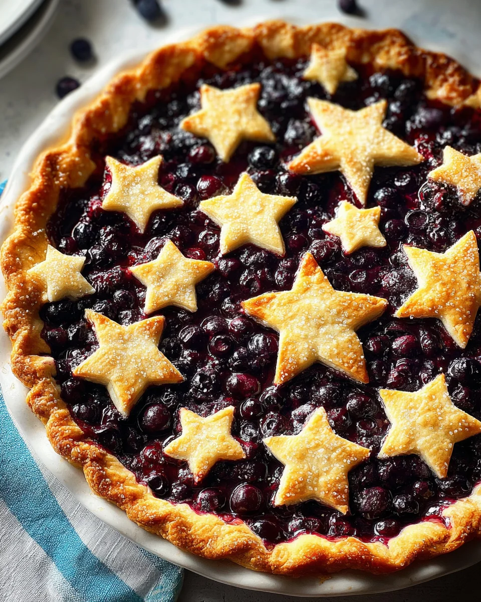 Star-Studded Blueberry Pie Star-Studded Blueberry Pie