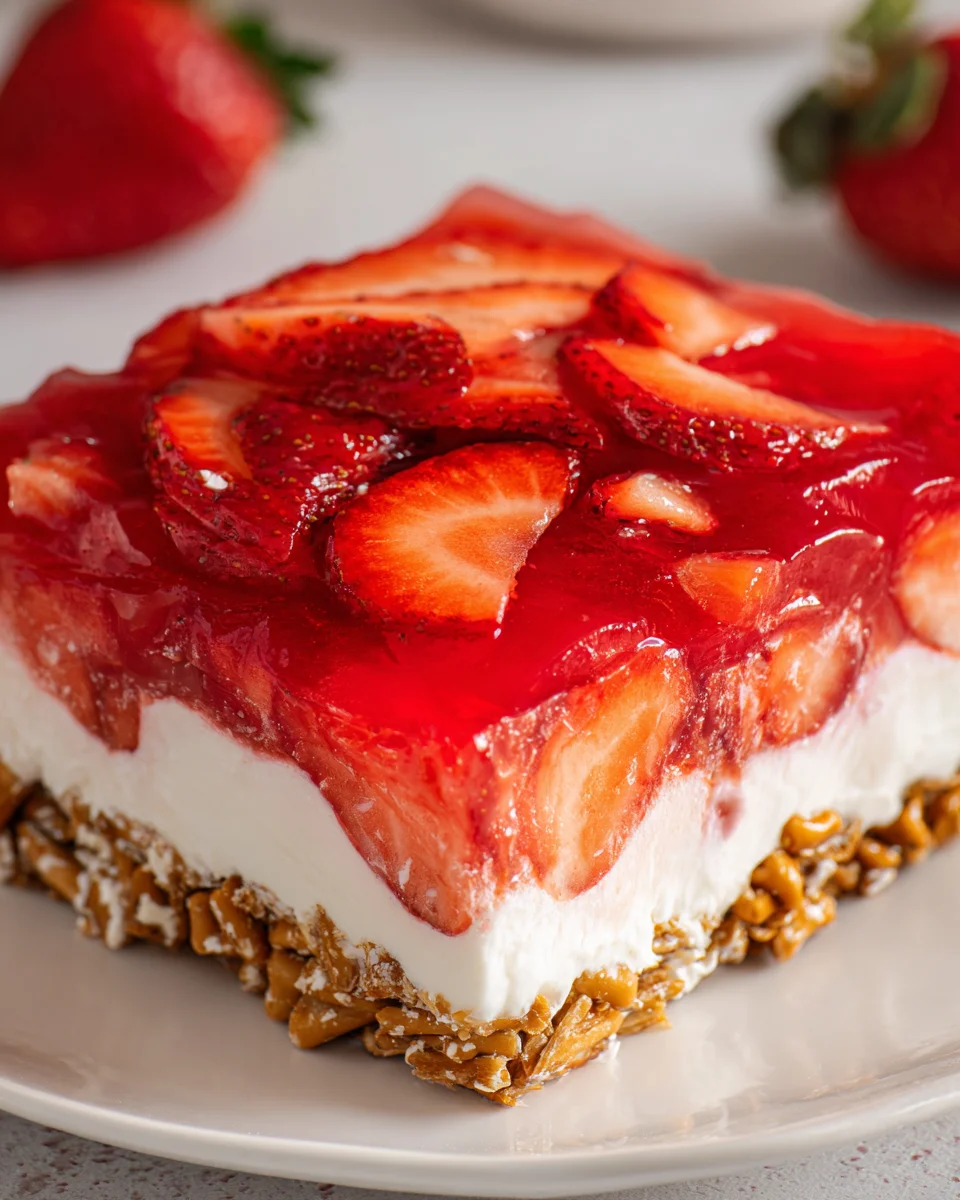 Strawberry Pretzel Salad