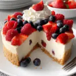 Triple Berry No-Bake Cheesecake Triple Berry No-Bake Cheesecake
