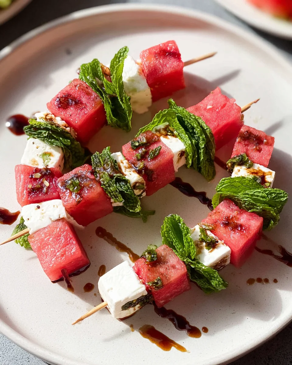 Watermelon-Feta Skewers 16 Watermelon-Feta