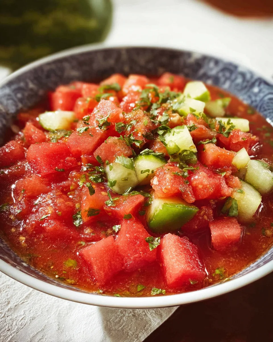 Watermelon Gazpacho Watermelon