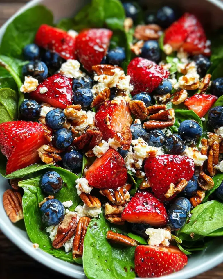 15-Minute Strawberry Spinach Salad
