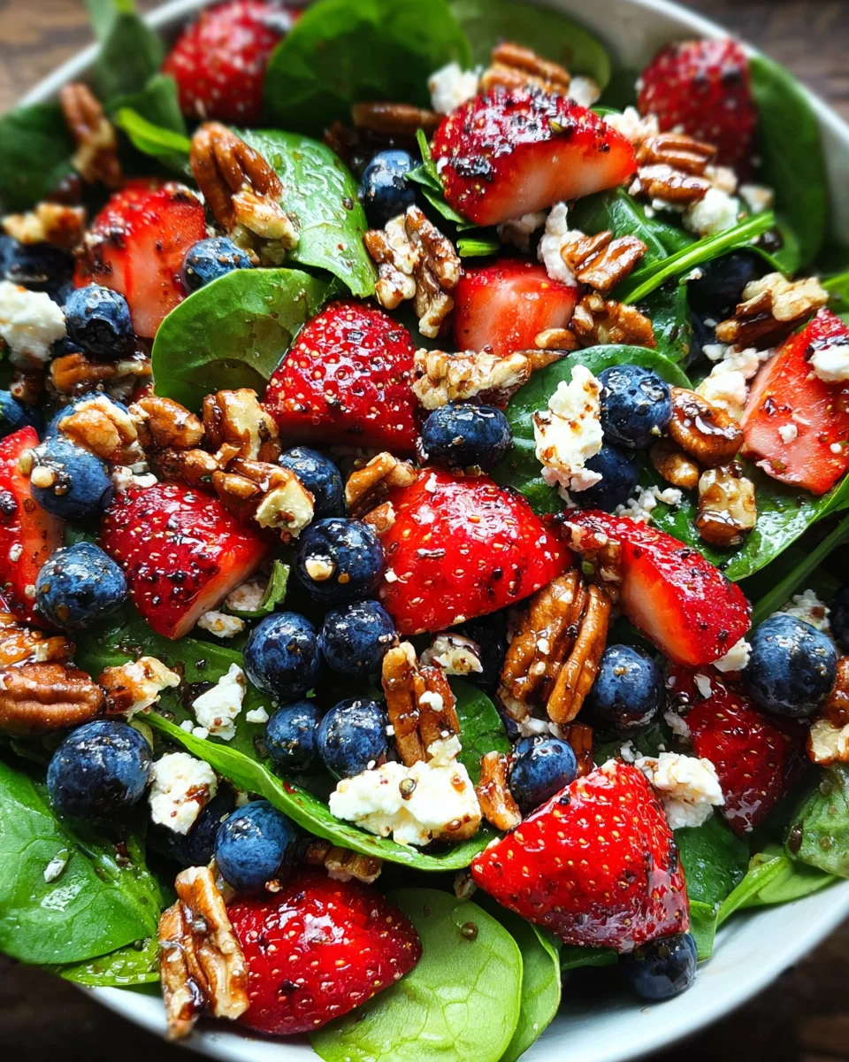 15-Minute Strawberry Spinach Salad 15-Minute