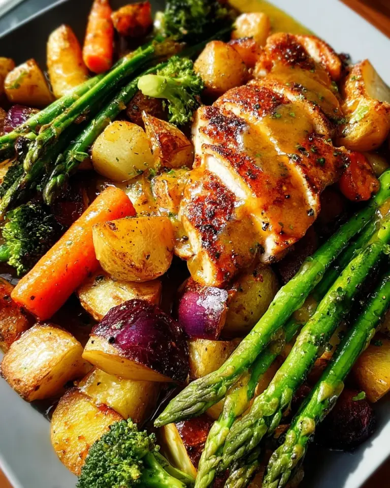 35 Minutes & One Sheet Pan Is All You Need For This Honey Mustard Chicken Recipe