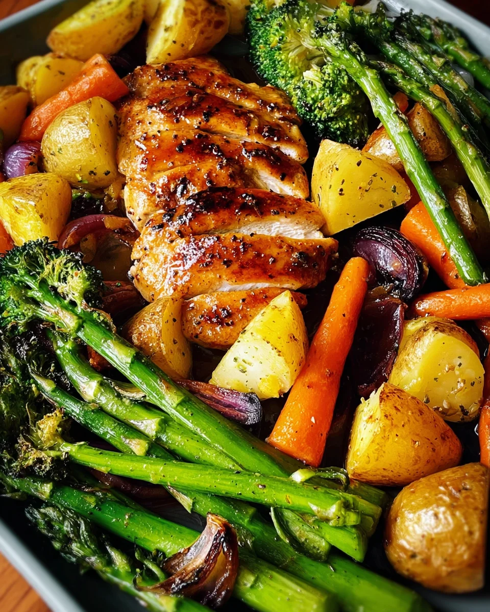 35 Minutes & One Sheet Pan Is All You Need For This Honey Mustard Chicken Recipe 35