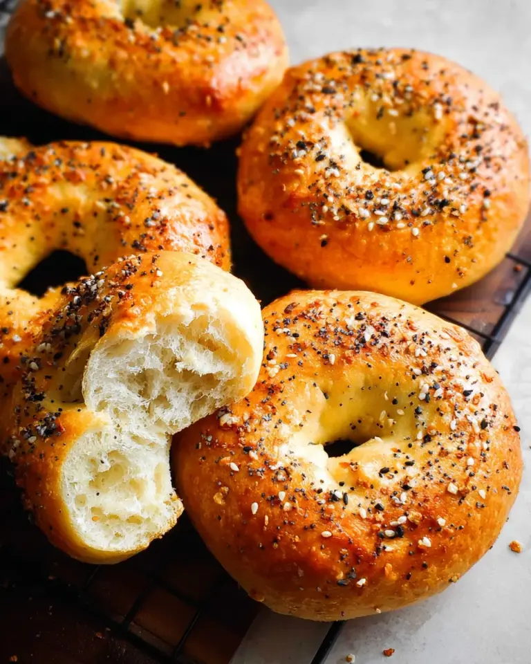 3 Ingredient Air Fryer Bagels