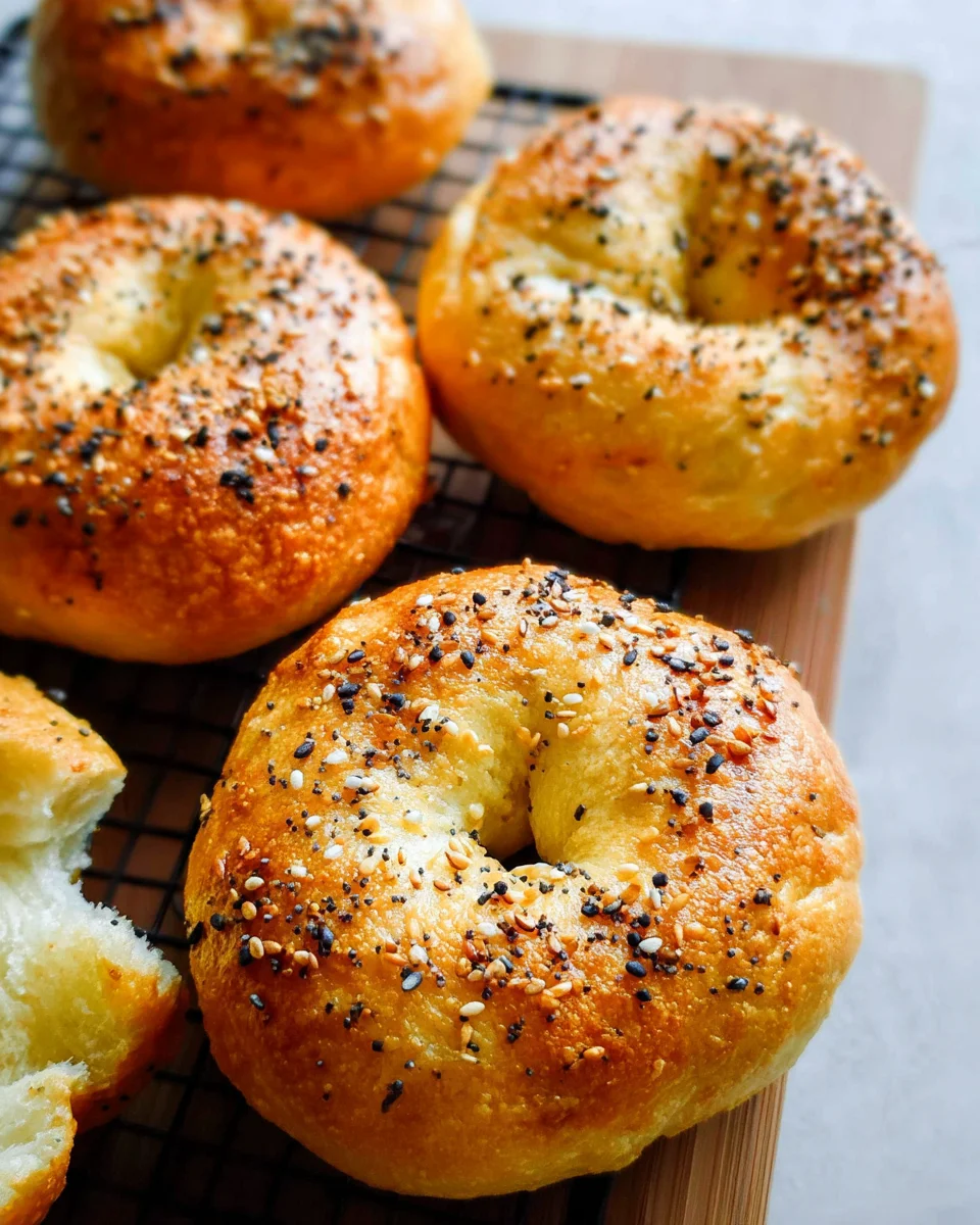 3 Ingredient Air Fryer Bagels 3