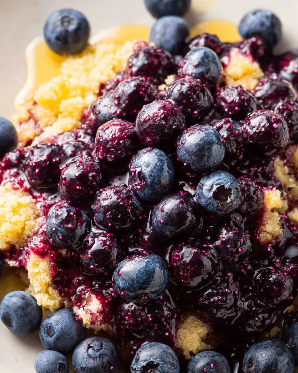 4 Ingredient Blueberry Cobbler 4