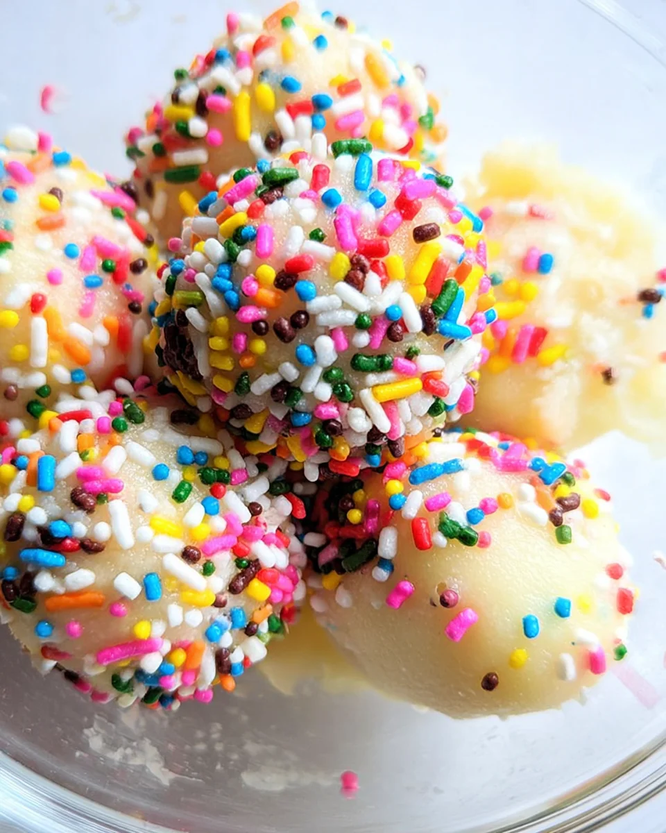 Applesauce Birthday Cake Protein Balls Applesauce
