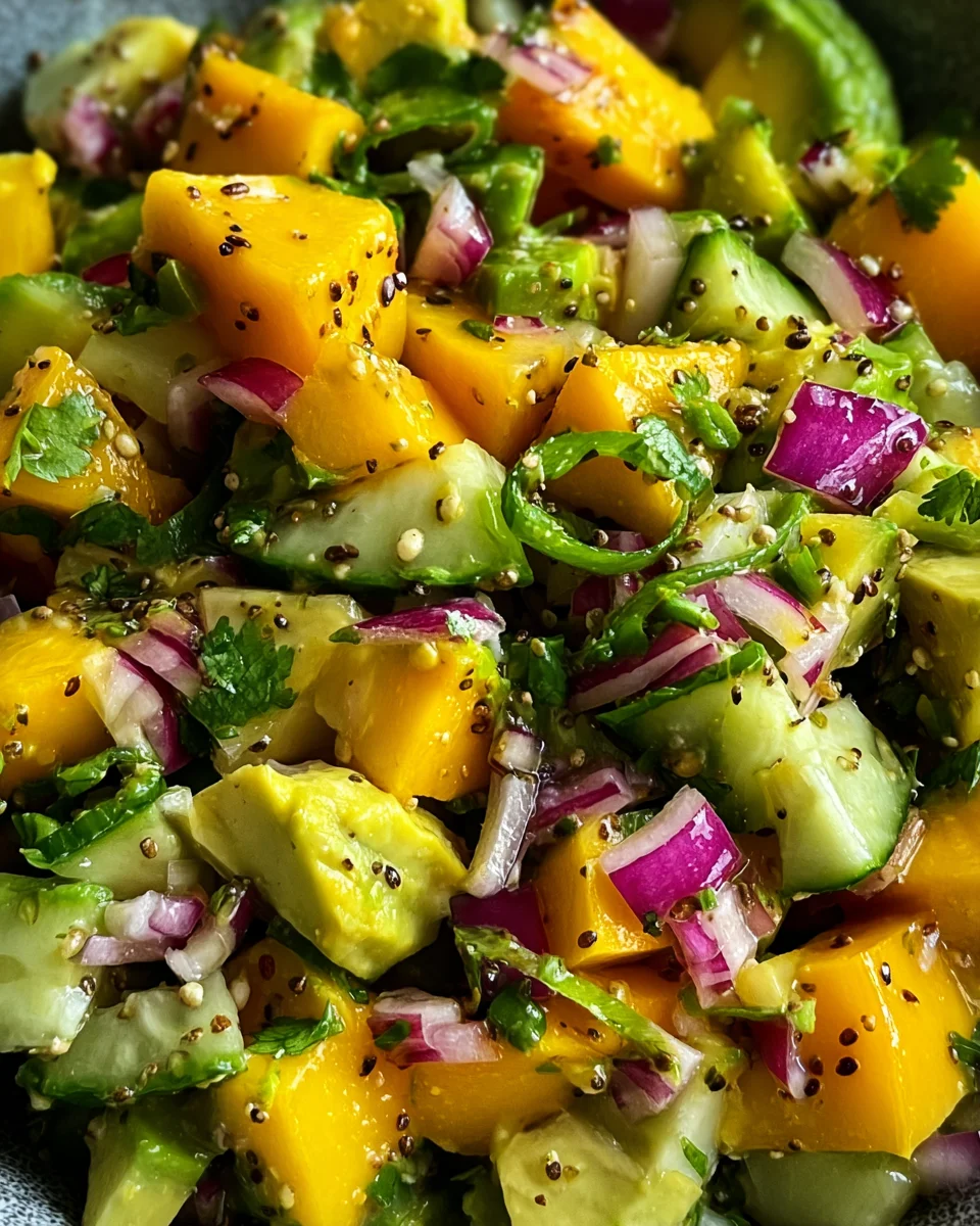 Avocado Mango Salad Avocado