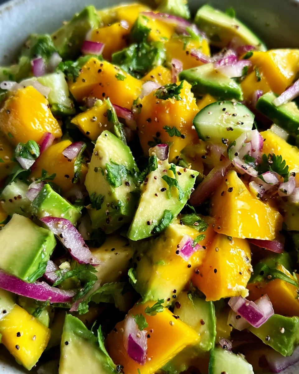 Avocado Mango Salad Avocado