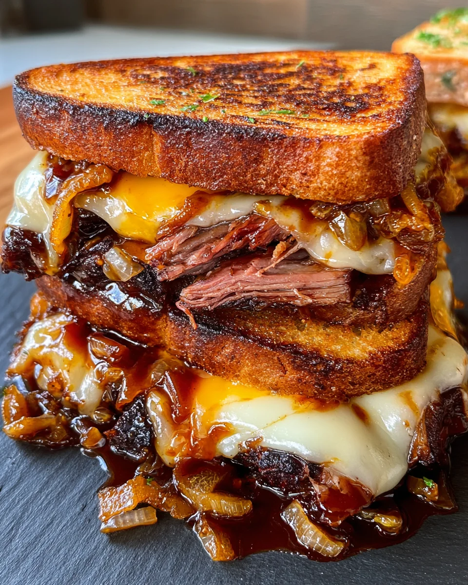 BBQ Brisket Melts BBQ