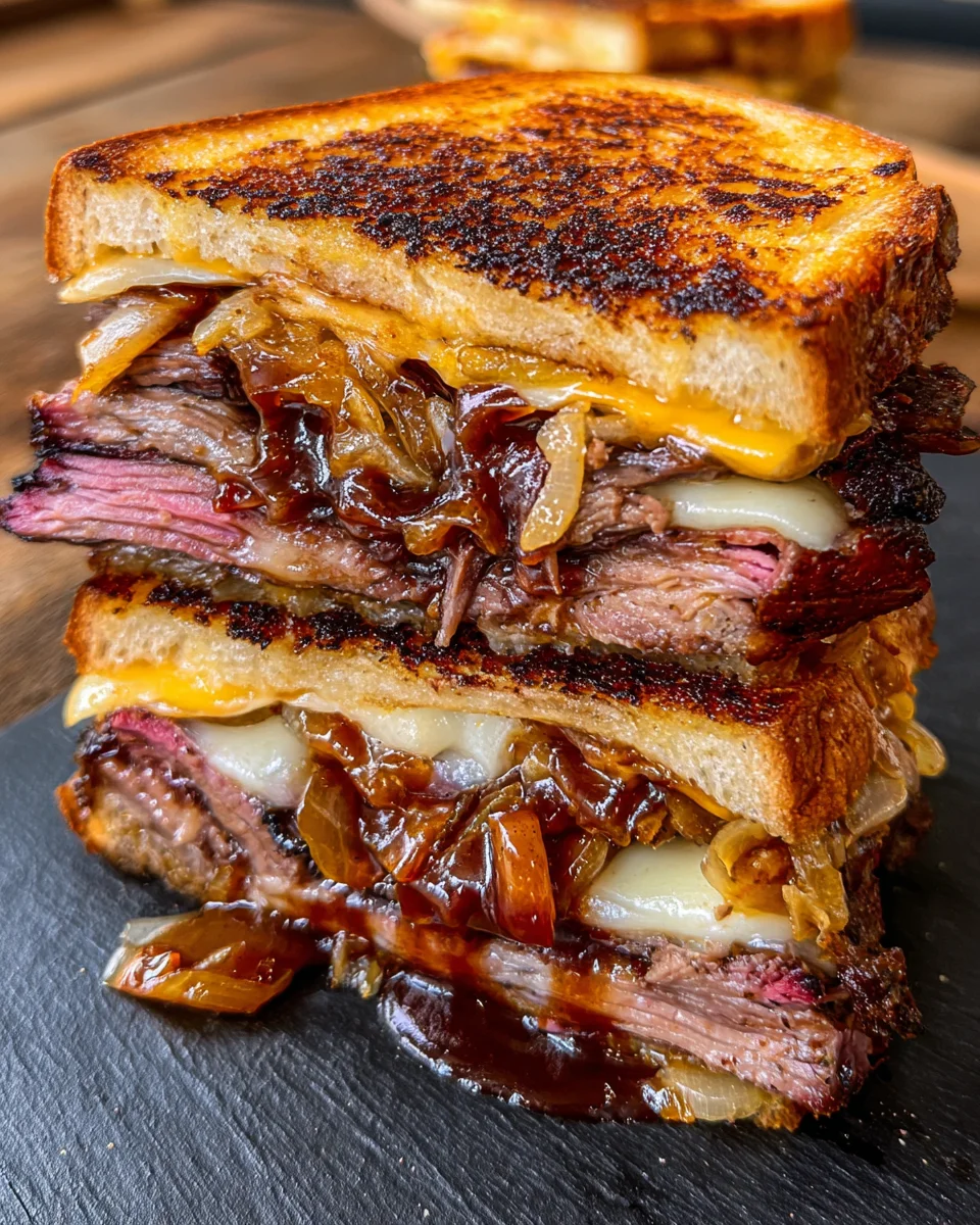 BBQ Brisket Melts BBQ