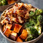 BBQ Chicken & Roasted Sweet Potato Bowls BBQ Chicken & Roasted Sweet Potato Bowls