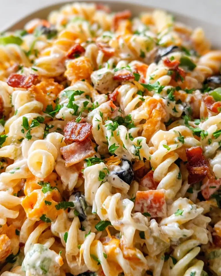 Bacon Ranch Pasta Salad