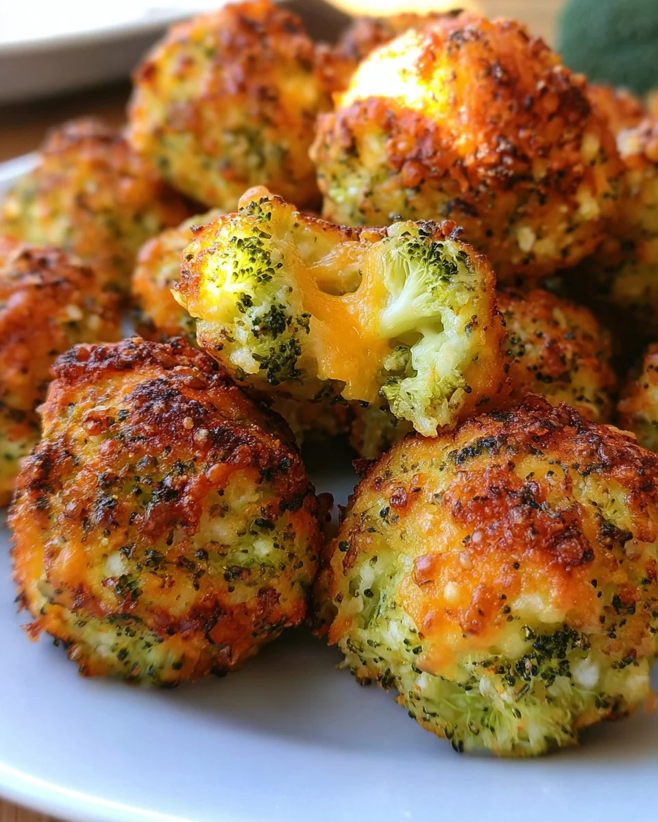 Baked Broccoli Cheese Balls Baked