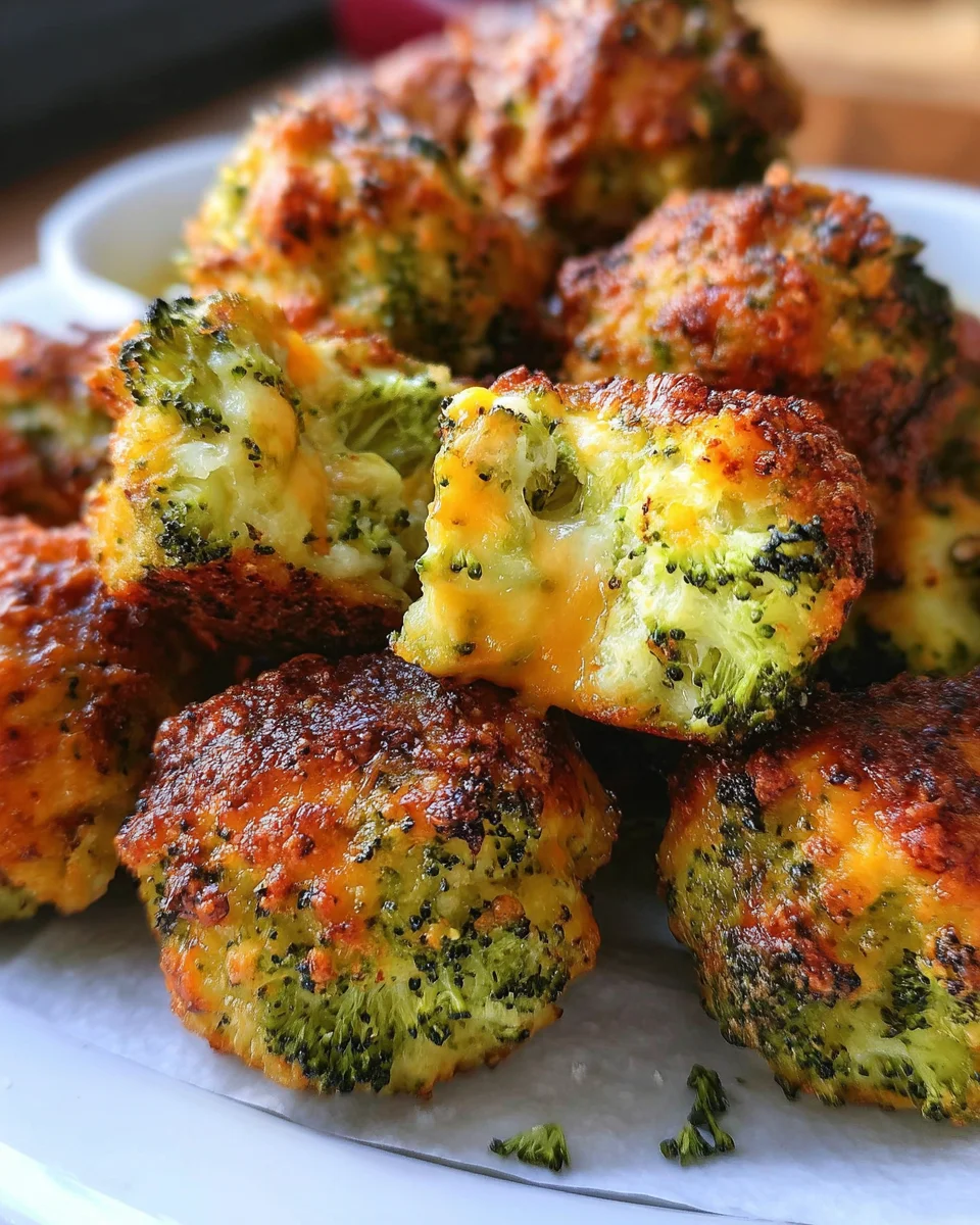 Baked Broccoli Cheese Balls Baked