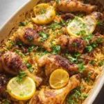 Baked Chicken Legs and Rice Baked Chicken Legs and Rice